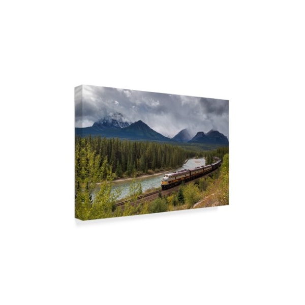 Adam Burton 'Morants Curve' Canvas Art,12x19